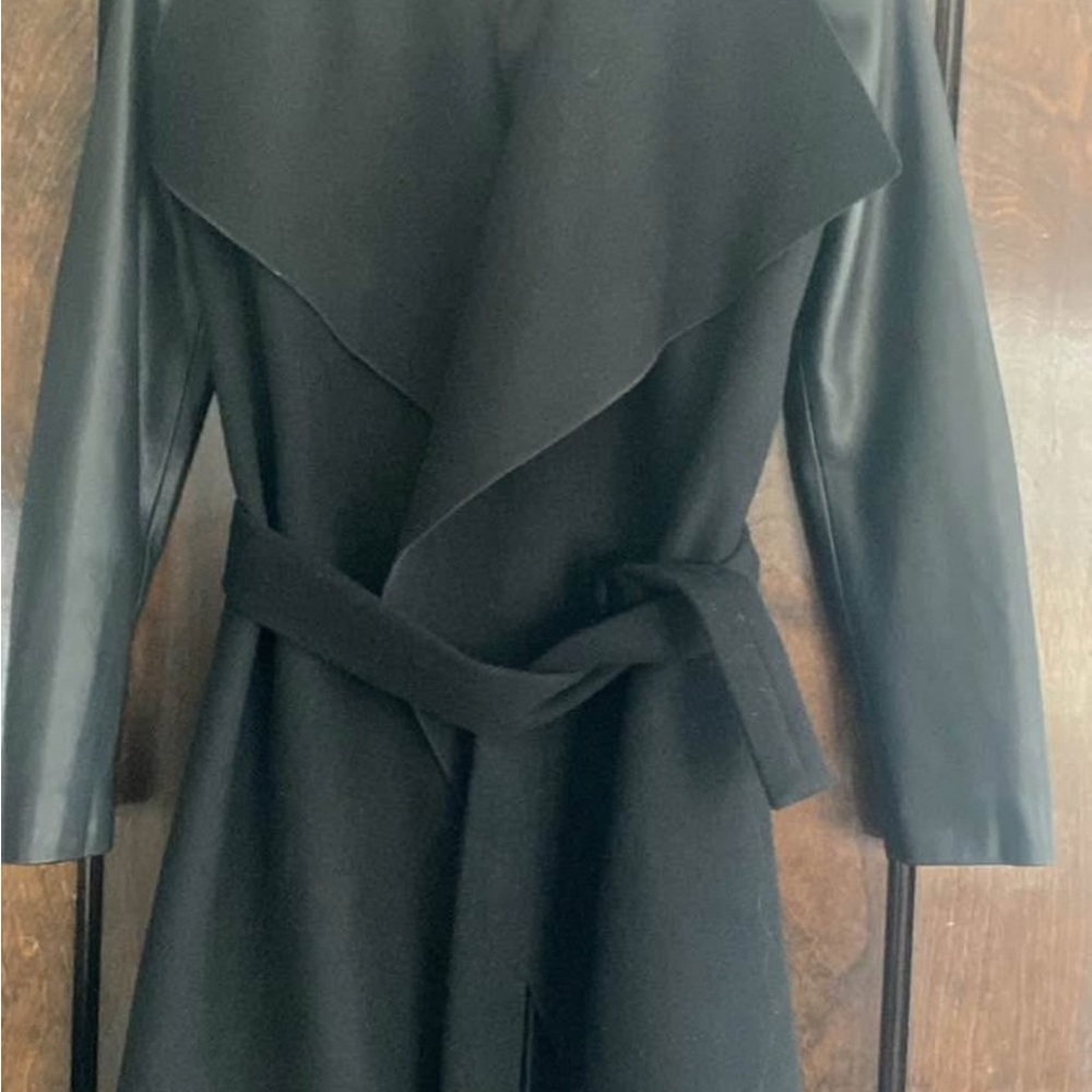Zara throw over belted utility coat wrap
